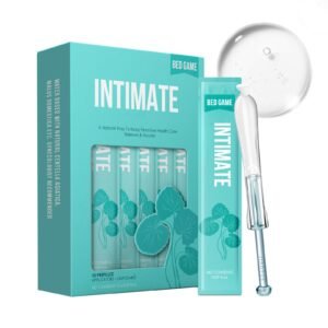 Ultimate Comfort with BED GAME Vaginal Moisturizer - Intimate Moisturizing Feminine Lube for Women's Dryness - Disposable Prefilled Massage Gel (10 Pcs)