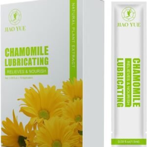 Chamomile Intimate Moisturizing Gel for Women | Long-Lasting Relief for Dryness & Discomfort | 10 Pre-Filled Disposable Tubes